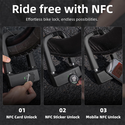 Smart NFC Bicycle U-Lock Keyless, Secure & Ultra-Convenient