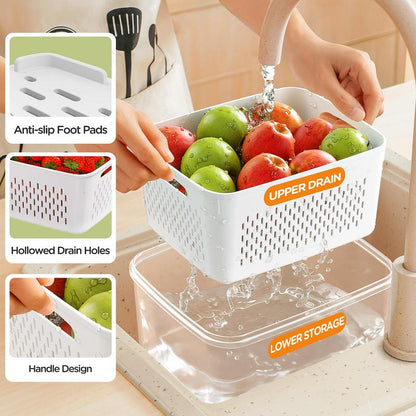 Selyn Fruit & Vegetable Storage Box Set (4-Count )