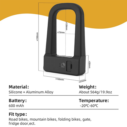 Smart NFC Bicycle U-Lock Keyless, Secure & Ultra-Convenient