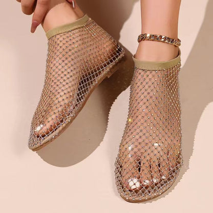 Women's Rhinestone Flat