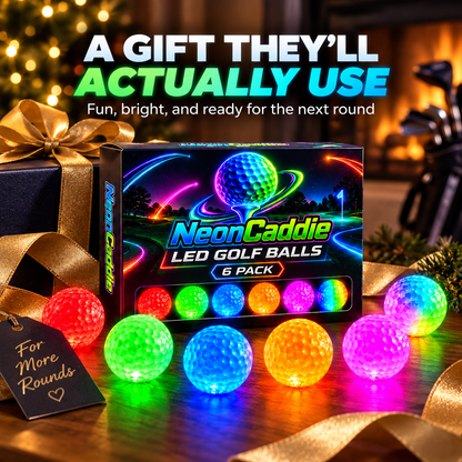Light up every round, Ahlet-LED Golf Balls 6-Pack