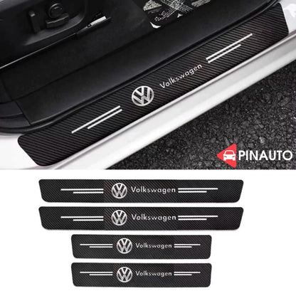 Door Sill Protectors with Logo Front Doors, Rear Doors & Trunk