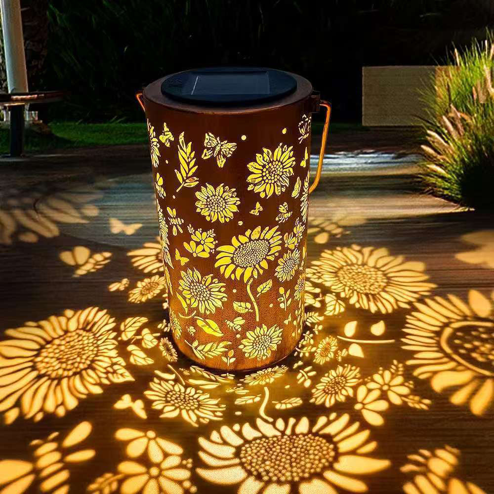 Sunflower Solar Garden Lantern