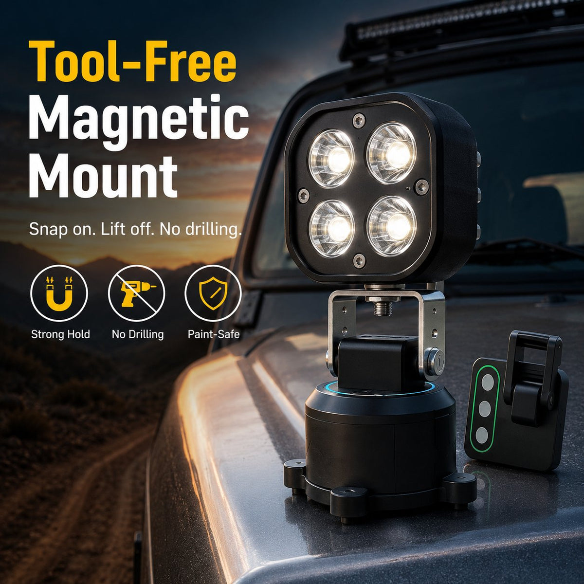 Omni-Directional Magnetic LED Pod Light