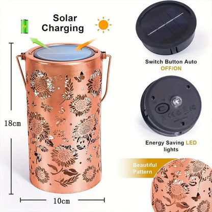Sunflower Solar Garden Lantern