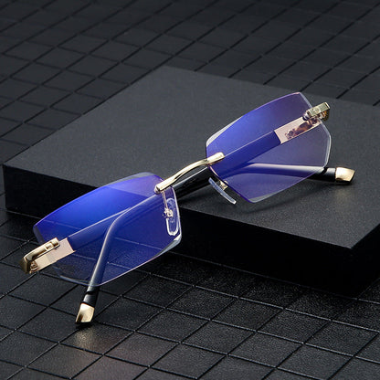 Intelligent Auto-Focus Zoom Glasses - Blue Light Blocking & Anti-Eye Strain Rimless Eyewear