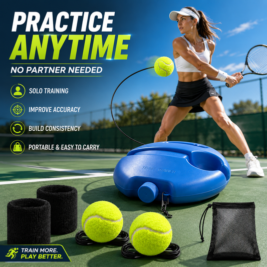 Solo Tennis Trainer Rebound Set