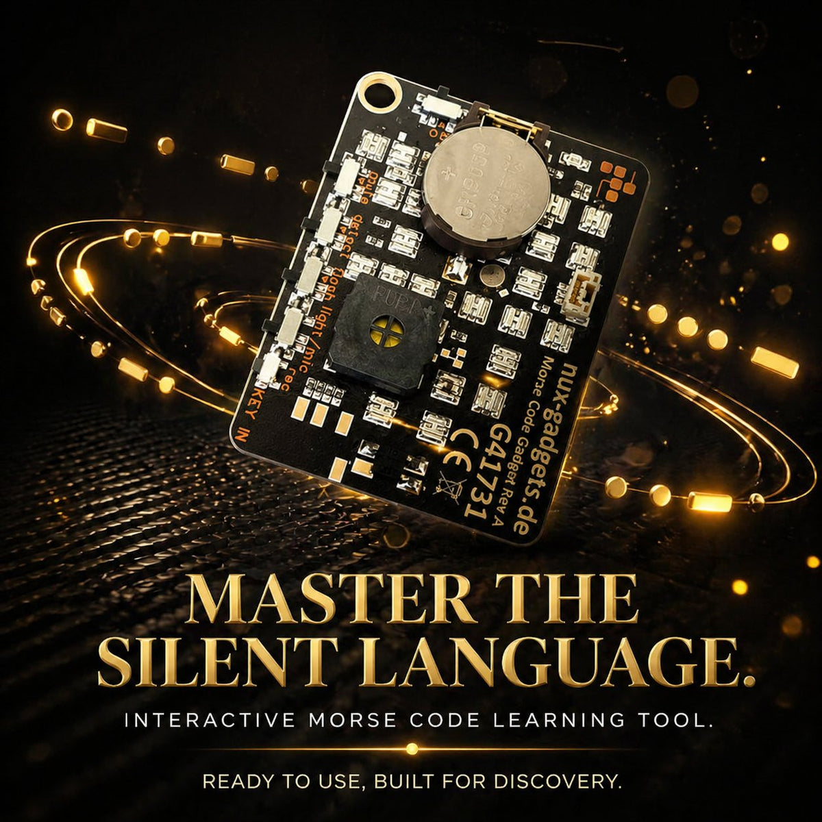 Morse Code Trainer Card Pro (LED Edition)