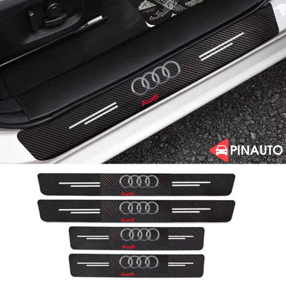 Door Sill Protectors with Logo Front Doors, Rear Doors & Trunk