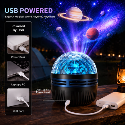 360 Smart Holographic Starry Sky Projector (HD Smart Dynamic 5D)