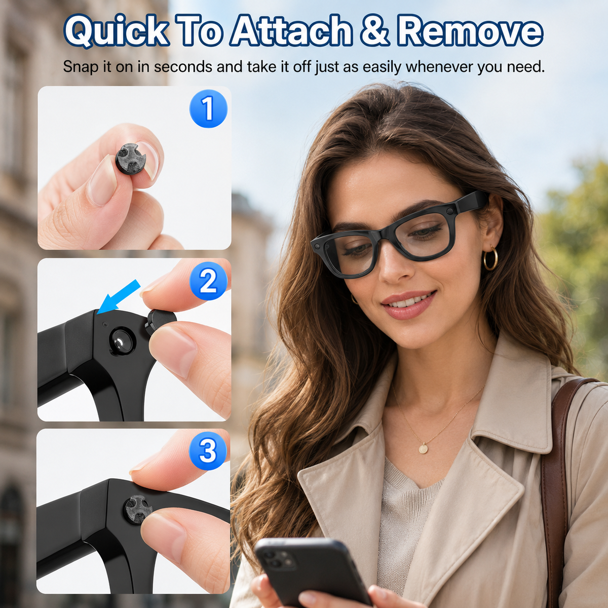 LED Light Blocking Stickers for Smart Glasses Discreet Privacy Cover