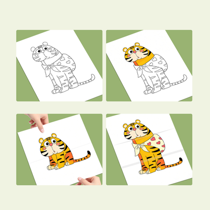 Magic Folding Drawing Book