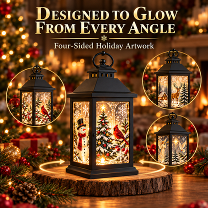 Interchangeable Crystal Lantern Light-Up Holiday D cor