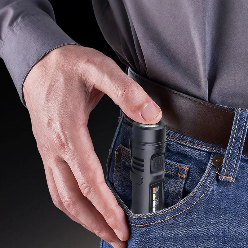 Christmas Multi-Functional Aluminum Alloy Mini Flashlight