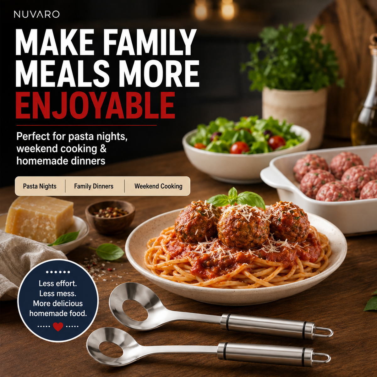Stainless Steel Meatball Maker Spoon Make Perfect Meatballs Without Messy Hands