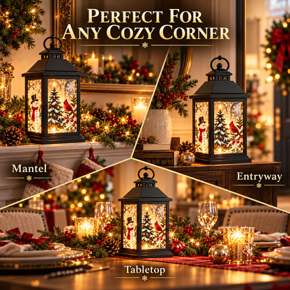 Interchangeable Crystal Lantern Light-Up Holiday D cor