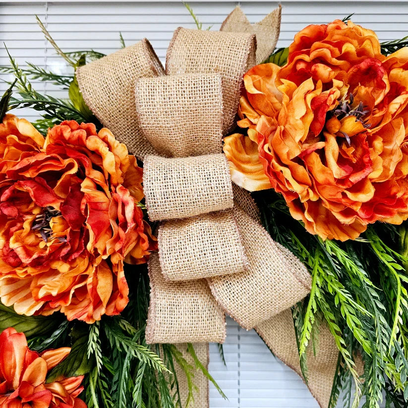 Handcrafted Rustic Hydrangea Wreath Cozy & Inviting Decor
