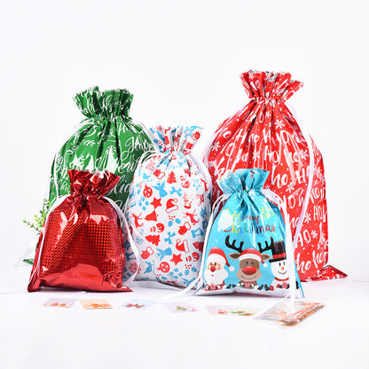 Drawstring Christmas Gift Bags (Biodegradable)