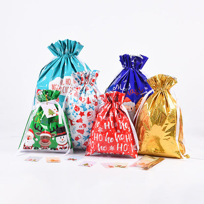 Drawstring Christmas Gift Bags (Biodegradable)