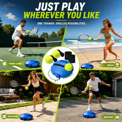 Solo Tennis Trainer Rebound Set