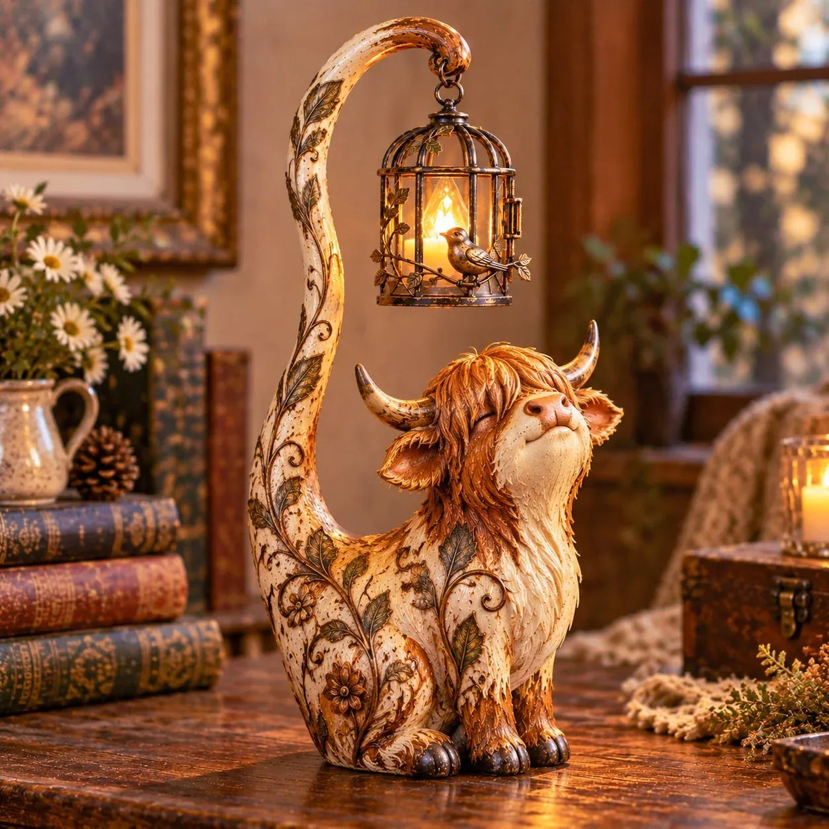 Little Guardian Lantern Figurines A Cozy Glow for Any Corner (5 Styles)