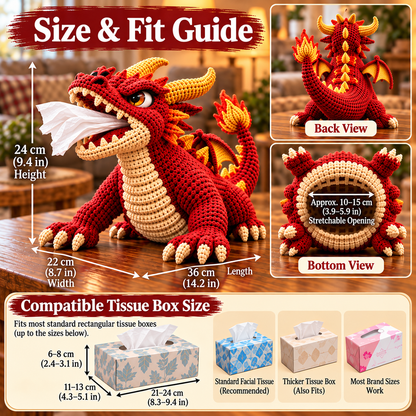 DIY Crochet Tissue Box Kit | Funny Fantasy Home Decor