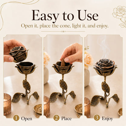 Rose Incense Burner