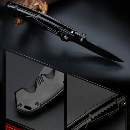 Durable Steel, Compact Power Your Ultimate Outdoor Folding Knife!