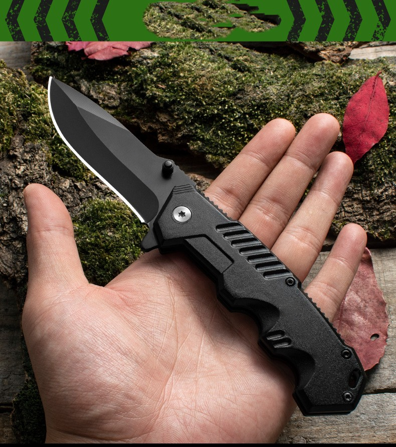 Durable Steel, Compact Power Your Ultimate Outdoor Folding Knife!