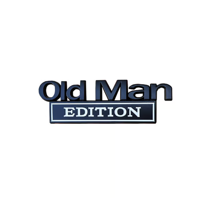 Year - Old Man Edition Car Emblem