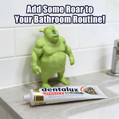 Unny Ogre Toothpaste Toppe Gag Gift & Bathroom Meme Decor