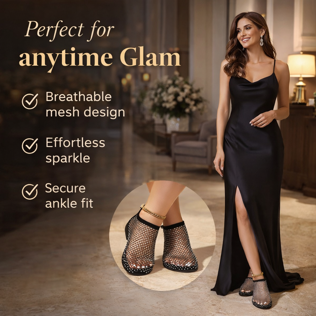 Women's Rhinestone Flat