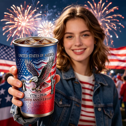 Color-Changing Patriotic Beer Cup
