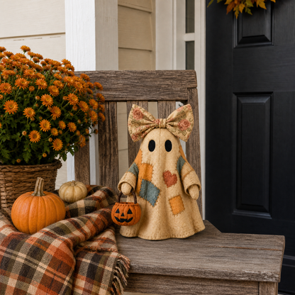 LED Pumpkin Ghost Lantern