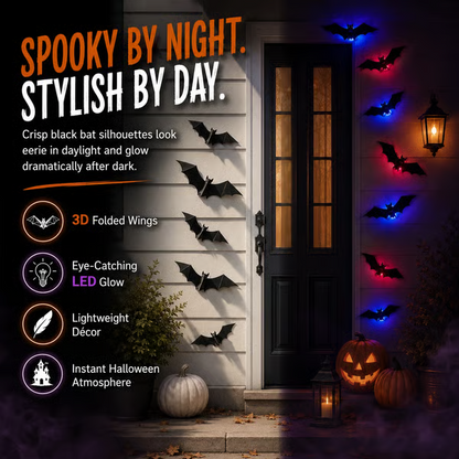 Halloween LED Flying Bat Decorations