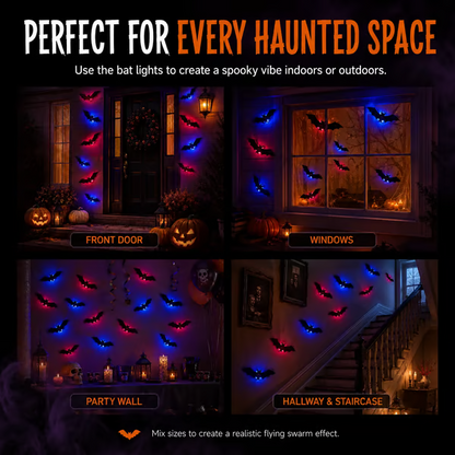 Halloween LED Flying Bat Decorations