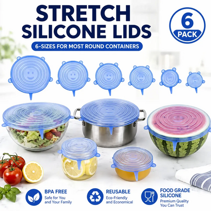 Silicone Stretch Lids Ditch Plastic Wrap, Choose a Better Way
