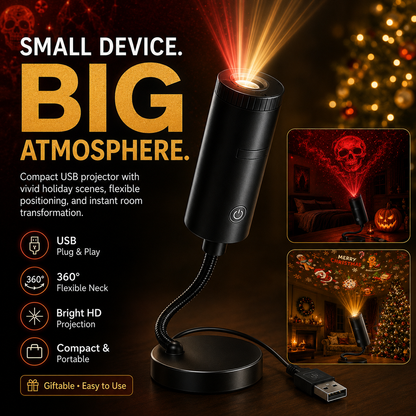 HD Christmas Scene Projector Pick Your Perfect Festive Display (6 or 10 Scenes)
