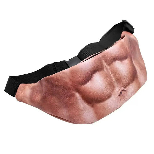 Realistic Beer Belly Fanny Pack Funny Hidden Waist Bag & Gag Gift