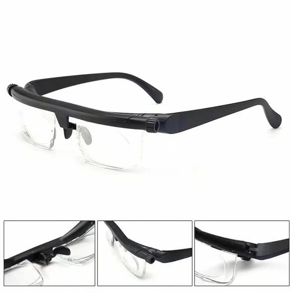 Adjustable Focus Glasses for Near and Far Sight