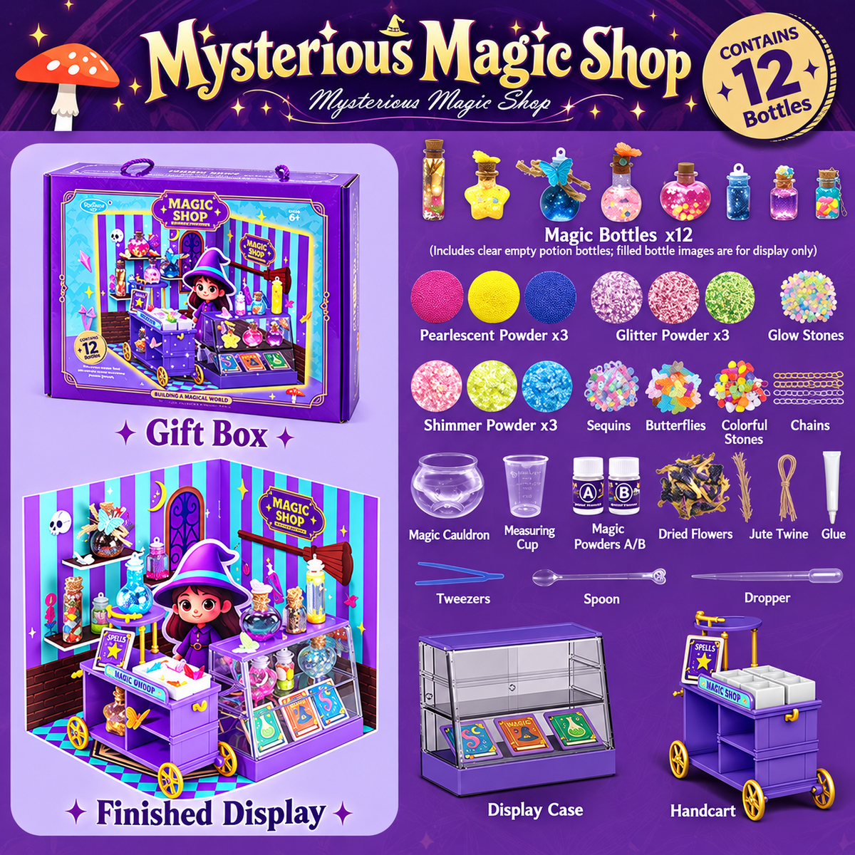 Starlit Wish Potion Lab DIY Zodiac Magic Potion Making Kit