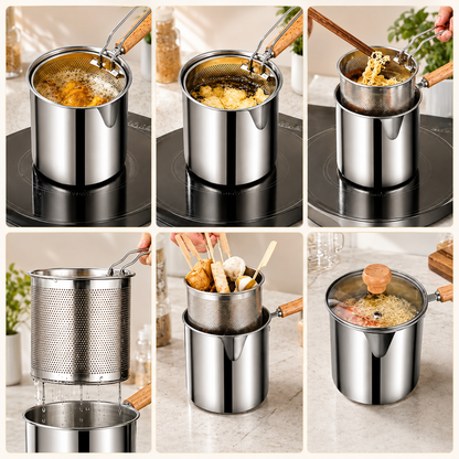 Personal Mini Deep Fryer Set