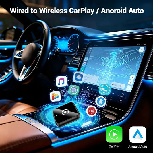 2026 Plug-and-Play Wireless CarPlay Adapter for All Compatible Vehicles