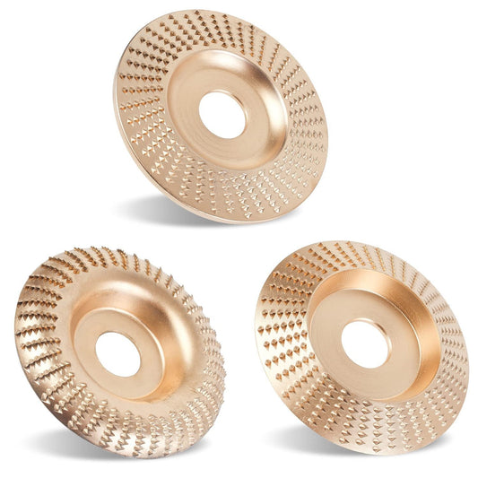 3PCS 4" Wood Carving Disc Set The Ultimate Woodworking Game-Changer