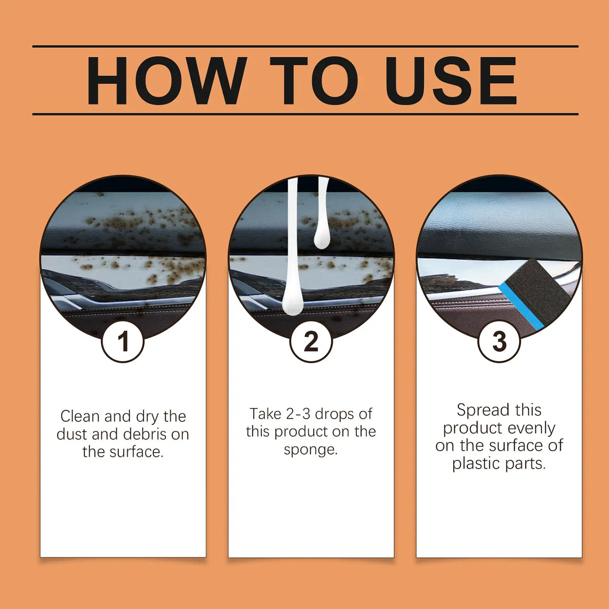 Car Plastic Restorer | Bring Faded Trim Back to Black