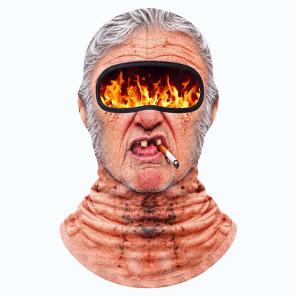 Funny Realistic 3D Printed Ski Mask