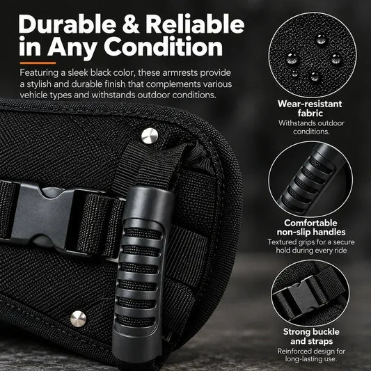 Motorcycle Passenger Safety Grip Rider-Worn Handle for More Comfortable & Confident Rides