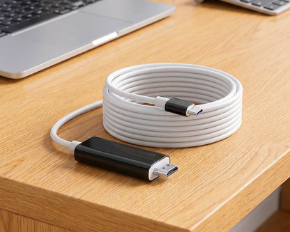 2M USB-C to HDMI Cable 4K Display & 100W PD Charging for Switch, Phones, Tablets & Laptops