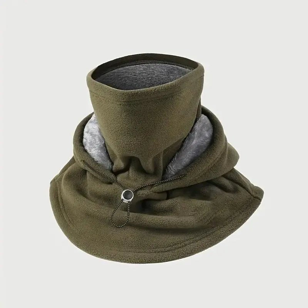 Winter Fleece Hat with Neck Gaiter