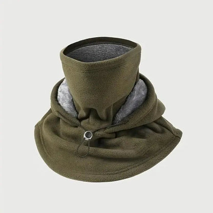 Winter Fleece Hat with Neck Gaiter
